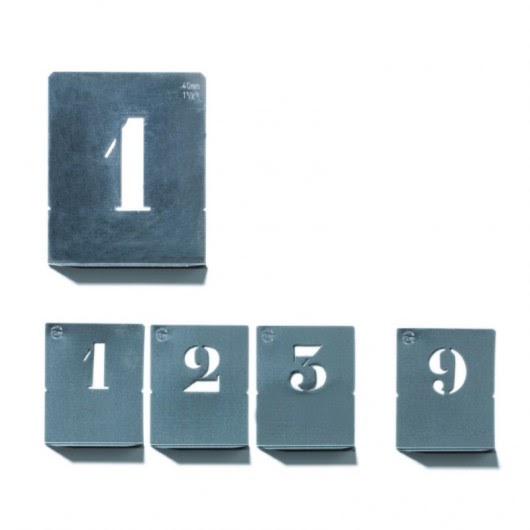 Jeu de chiffre à marquer 50mm