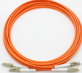 Jarretère optique  LC/PC-LC/PC MMOM2 50/125 Duplex 3M 2.0mm  PVC orange